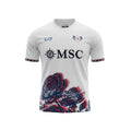 Archive Football Napoli 2026/27 special edition white jersey with floral rose graphic and team emblem