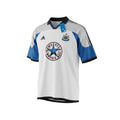 Archive Football Newcastle United 1999-2000 away retro jersey in white and blue with embroidered crest and sponsor.
