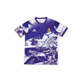 Archive Football Real Madrid 2026/2027 special edition jersey in purple and white with comic book graphic print