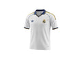 Archive Football Real Madrid 2026/2027 special edition white jersey with blue and yellow trim and polo collar