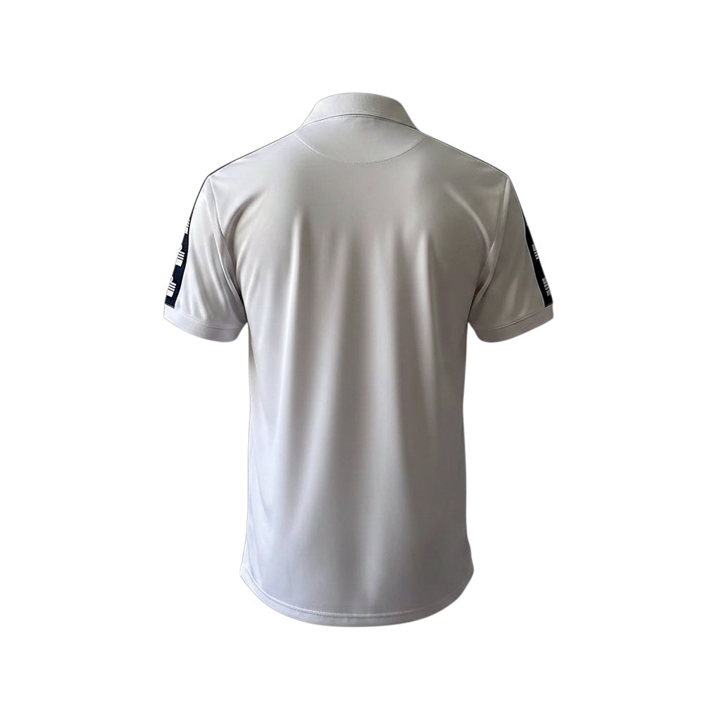 Back view of Archive Football Tottenham Hotspur 1978 retro home jersey in white with classic collar and sleeve detail