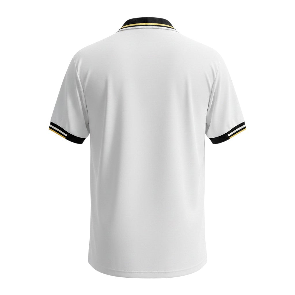 Vista trasera de la camiseta retro local 1993/95 del Tottenham Hotspur de Archive Football en color blanco