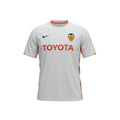 Archive Football Valencia 2006/07 home jersey in white with orange accents, embroidered crest, and Toyota sponsor logo.