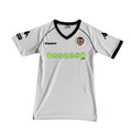 Archive Football Valencia 2010/11 home retro jersey in white with black trim, embroidered crest and sponsor logos.
