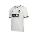 Archive Football Valencia CF 2026/2027 home jersey in white with team emblem, sponsor logo, and v-neck collar.