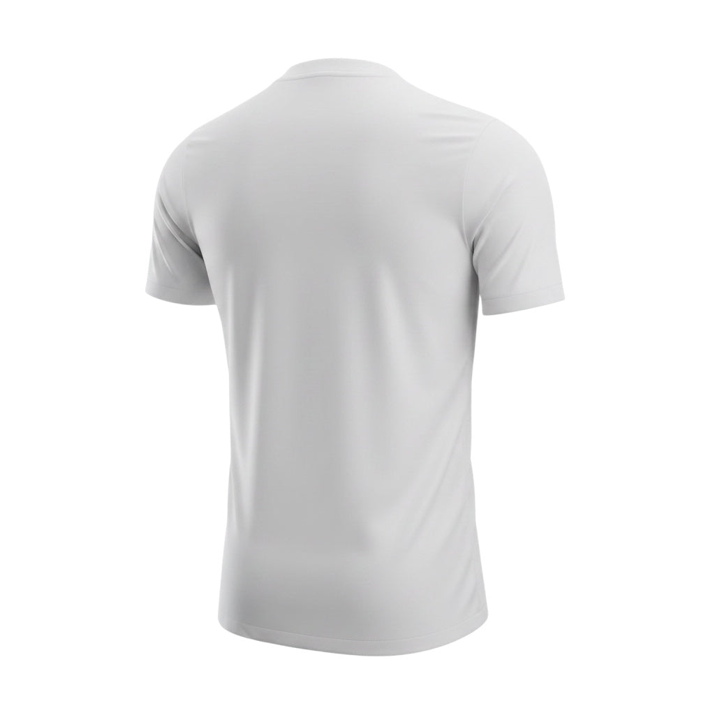 Archive Football Valencia 2006/07 retro home jersey, plain white back view, breathable polyester fabric.