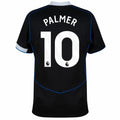 Chelsea Cole Palmer 3rd Kit 2025/26 (Premier League) – geometric and blue and black retro football jersey front view