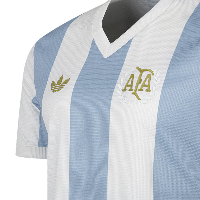 Argentina 50th Anniversary Jersey – retro football jersey detail view