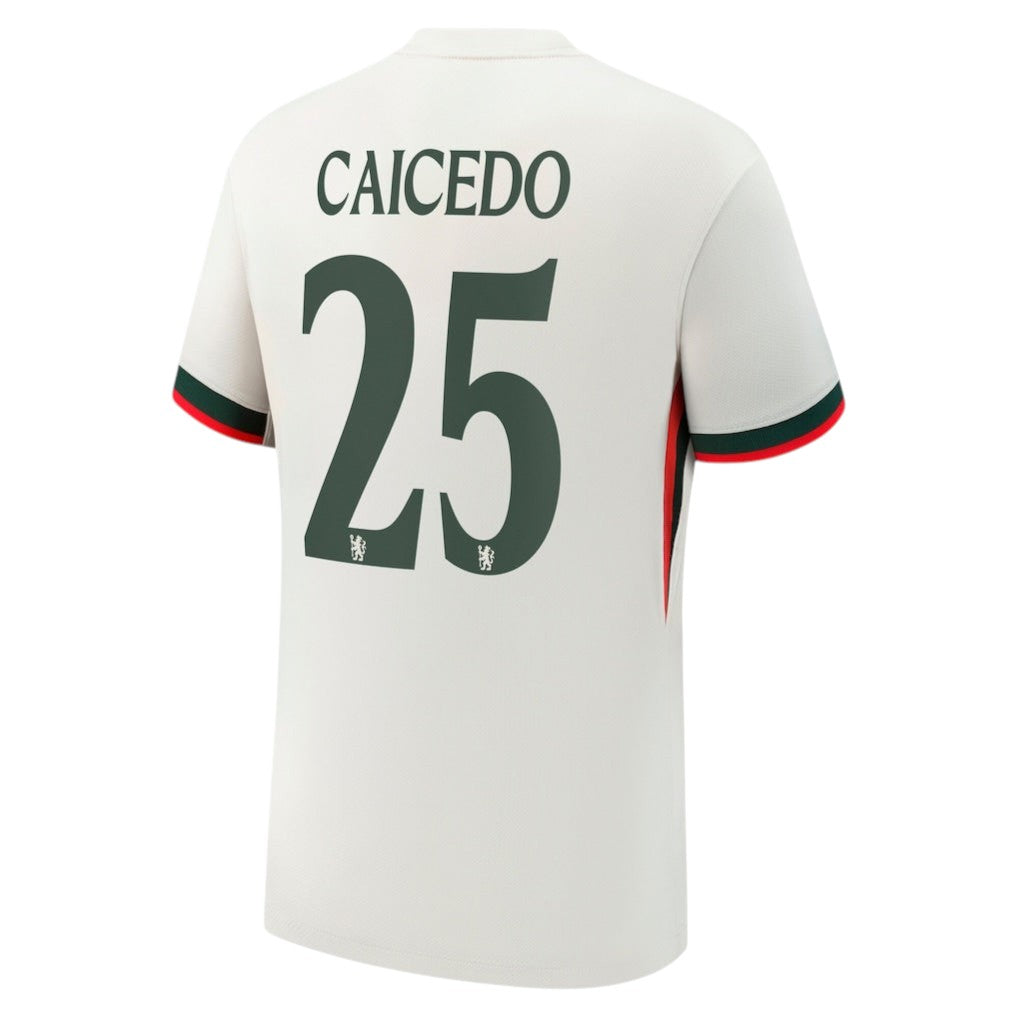 Chelsea FC Away 2025/26 Stadium Shirt - Caicedo #25