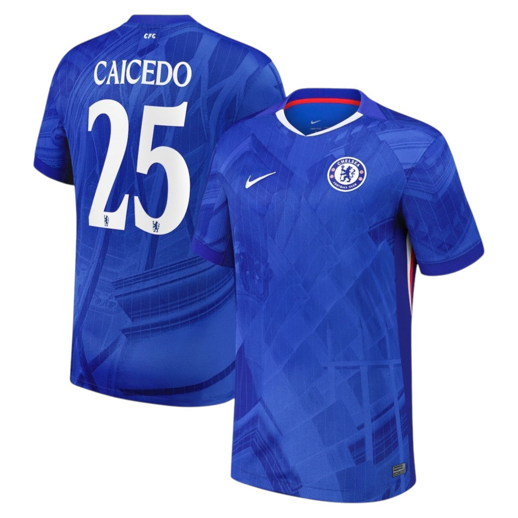 Chelsea FC Home 2025/26 Stadium Shirt - Caicedo #25