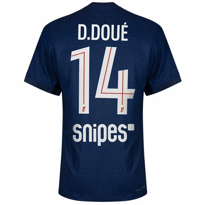 PSG Doué Home Kit 2025/26 (Ligue 1) – retro football jersey front view