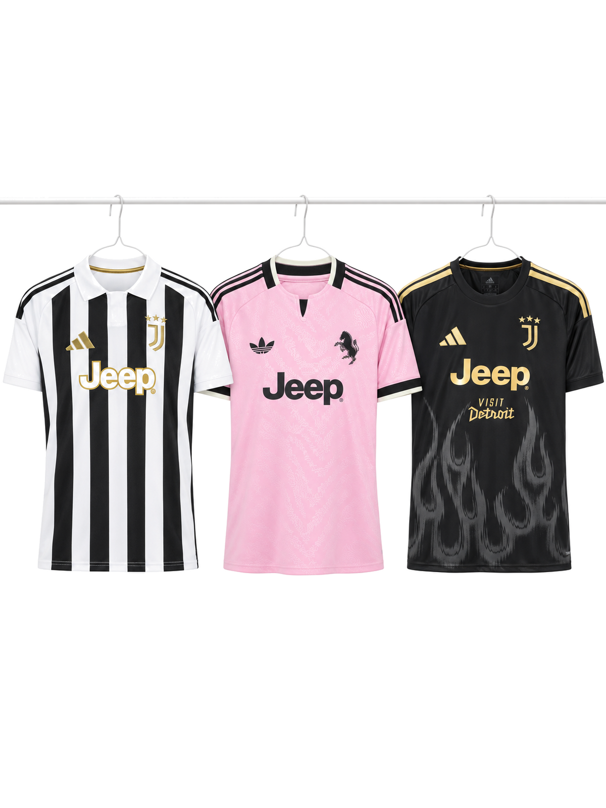 Juventus 2026/27 Complete Kit – Home, Away & Third Jersey Set