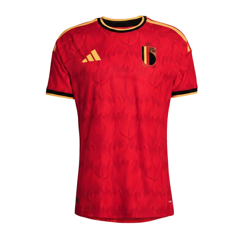 Belgium National Team Home Jersey 2025/26 – red retro football jersey front view