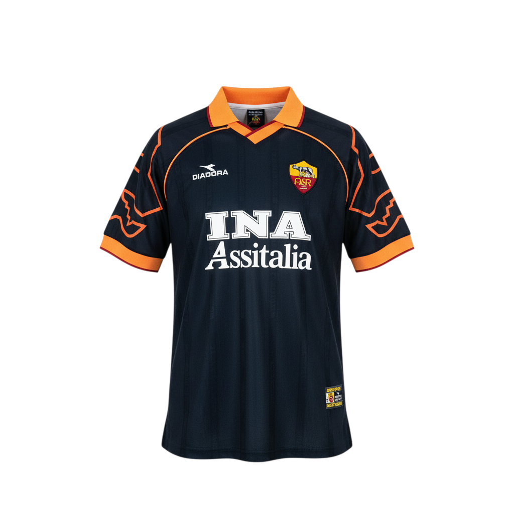 Roma 1999-2000 Away Jersey Retro
