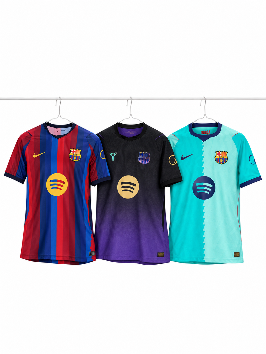 Barcelona 2026/27 Kit Completo – Local, Visitante y Tercera