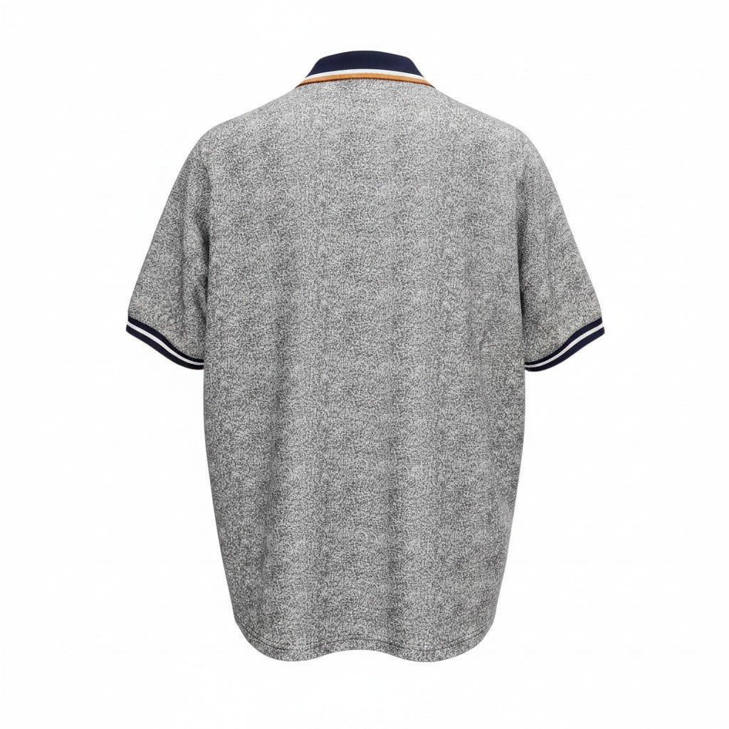 Hinchas Sportswear Store Chelsea 1994 grey and orange retro jersey with polo collar and navy trim.