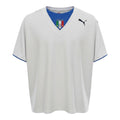 Hinchas Sportswear Store white Italy 2006 World Cup away jersey with blue V-neck collar and cuffs, Puma logos, and FIGC crest with 4 stars.