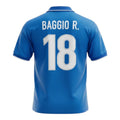 Hinchas Sportswear Store blue 1997-98 Italy Baggio R. #18 retro football jersey