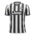 Hinchas Sportswear Store Juventus 2013 retro black and white striped football jersey with Jeep sponsor and Marchisio #8 print.