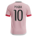 Hinchas Sportswear Store Juventus 2015/16 Pogba retro away jersey, pink with black and red accents.