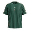 Hinchas Sportswear Store Juventus retro jersey in deep forest green with cream pinstripes and Adidas Originals branding.