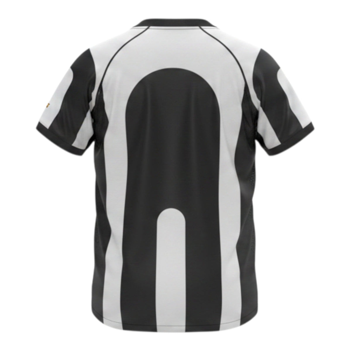 Hinchas Sportswear Store Juventus FC 1997/98 retro home jersey. Black and white vertical stripes, V-collar, mesh side panels, and iconic SONY MiniDisc sponsor.