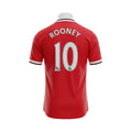 Hinchas Sportswear Store Manchester United 2014/15 retro red jersey with Rooney #10 on back.
