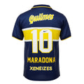 Hinchas Sportswear Store Maradona Boca Juniors 96-97 navy blue and gold retro football jersey with number 10.