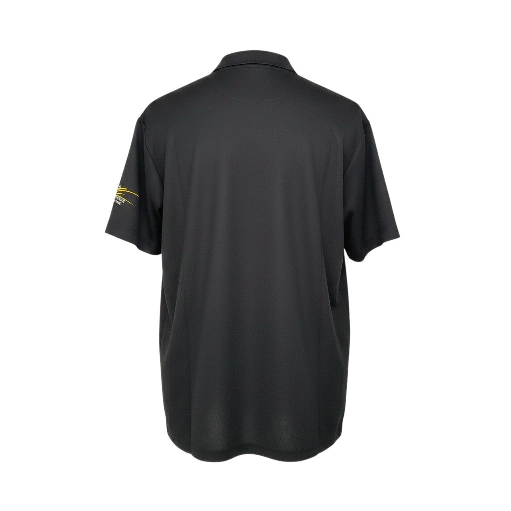 Hinchas Sportswear Store: Black Real Madrid 2002-03 away jersey with gold sleeve stripes and Centenary badge detail.