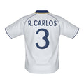Hinchas Sportswear Store white Real Madrid 1999-2000 Roberto Carlos #3 football jersey.