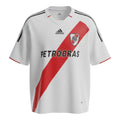 Hinchas Sportswear Store River Plate 2006/07 retro home jersey, white with red sash, Adidas stripes, Petrobras sponsor.