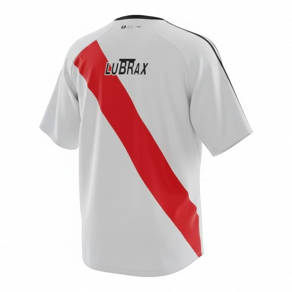 Hinchas Sportswear Store River Plate 2006/07 retro white jersey with red sash and Petrobras sponsor.