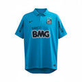 Hinchas Sportswear Store Santos FC 2012 Centenario Away Jersey, sky blue, polo collar, anniversary crest, BMG sponsor.