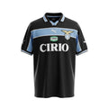 Hinchas Sportswear Store SS Lazio 1999-2000 black and sky blue Puma football jersey with polo collar and CIRIO sponsor.
