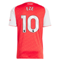 Arsenal Eze Home Jersey 2025/26 (Premier League) – red retro football jersey front view