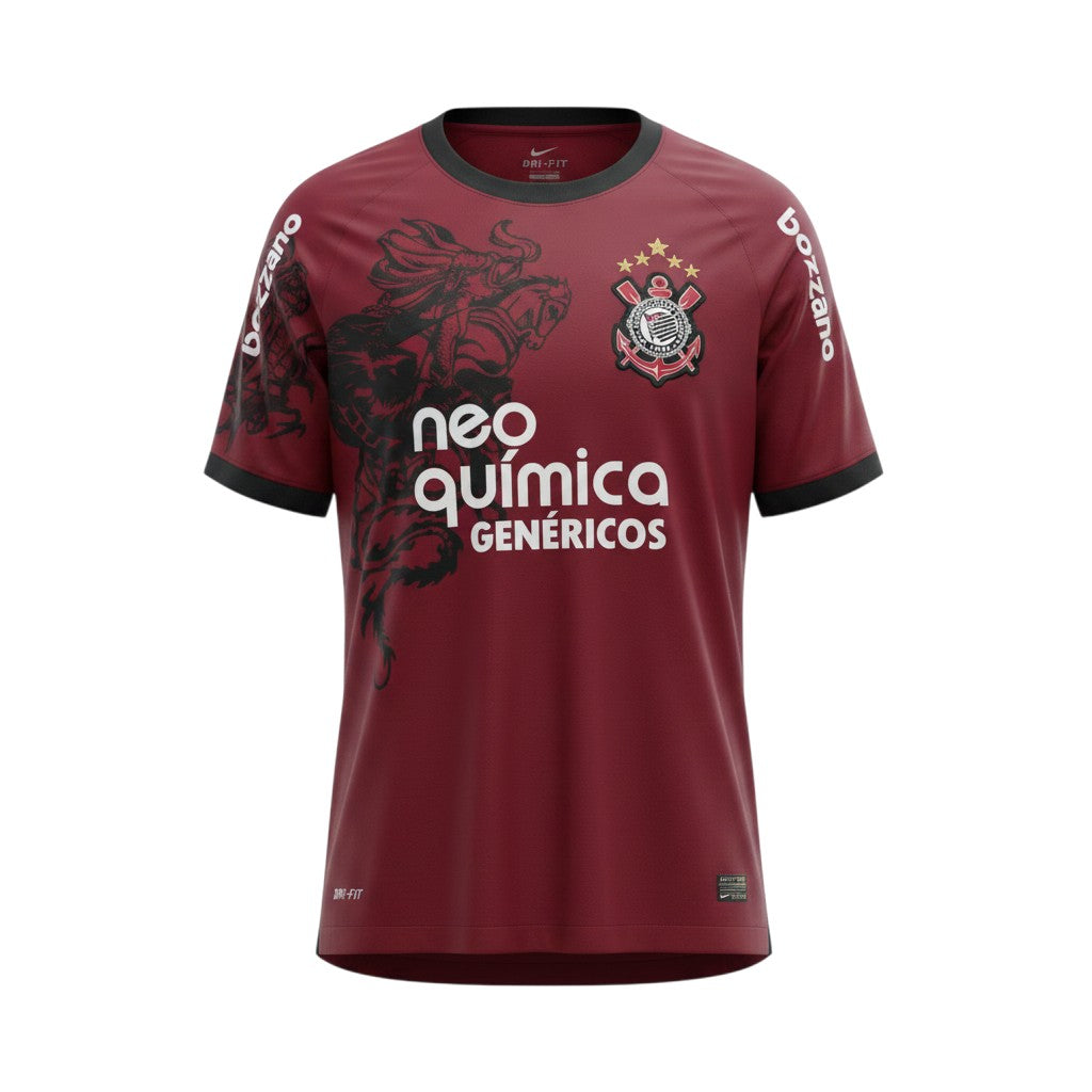 Corinthians 2011 Third Jersey Retro – Garnet