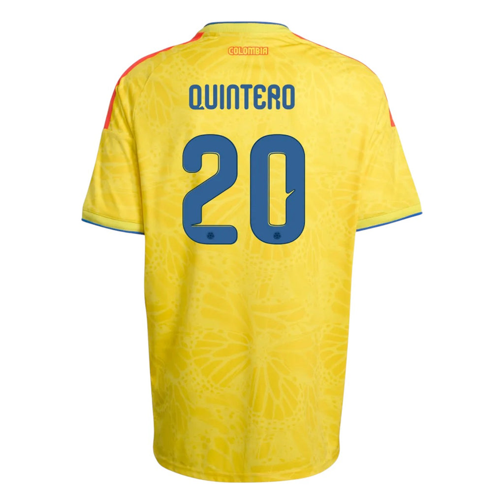 Colombia Home Jersey 2026 - Quintero #20