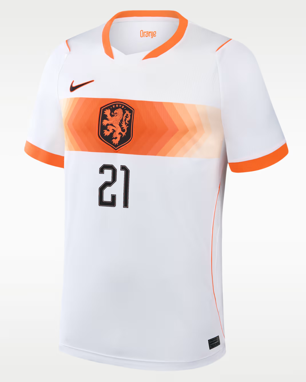 Netherlands 2026 World Cup Away Jersey – #21 F. De Jong
