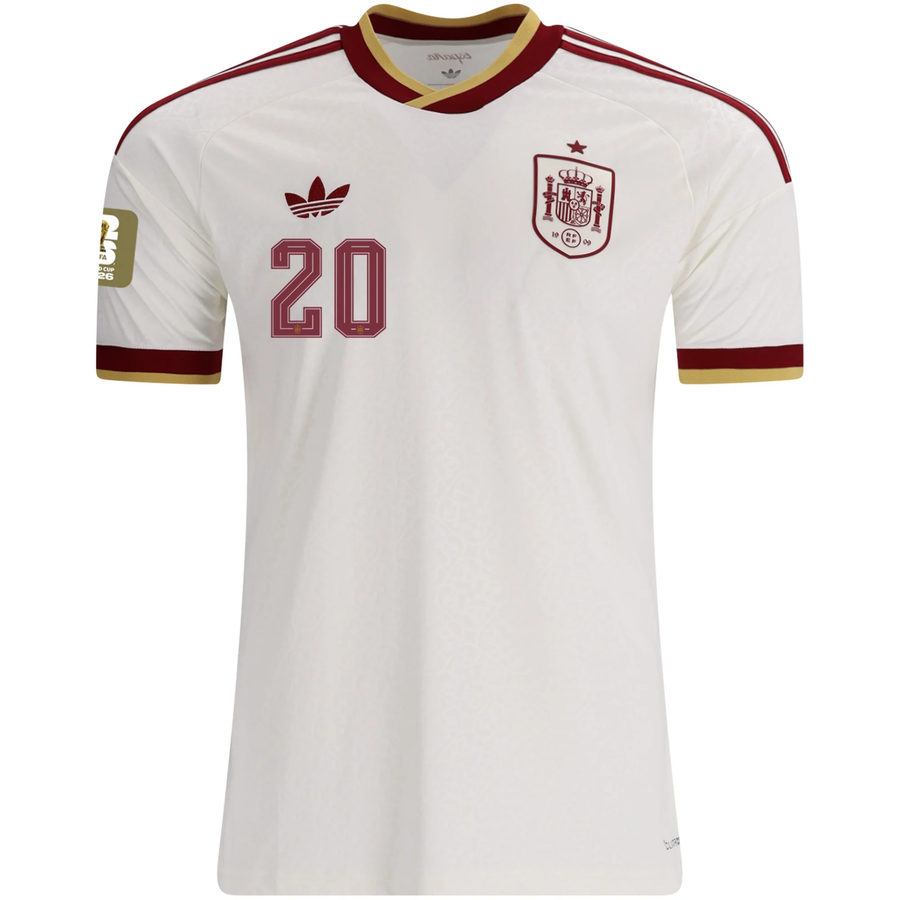 Spain Camiseta Visitante 2026 | #20 Pedri