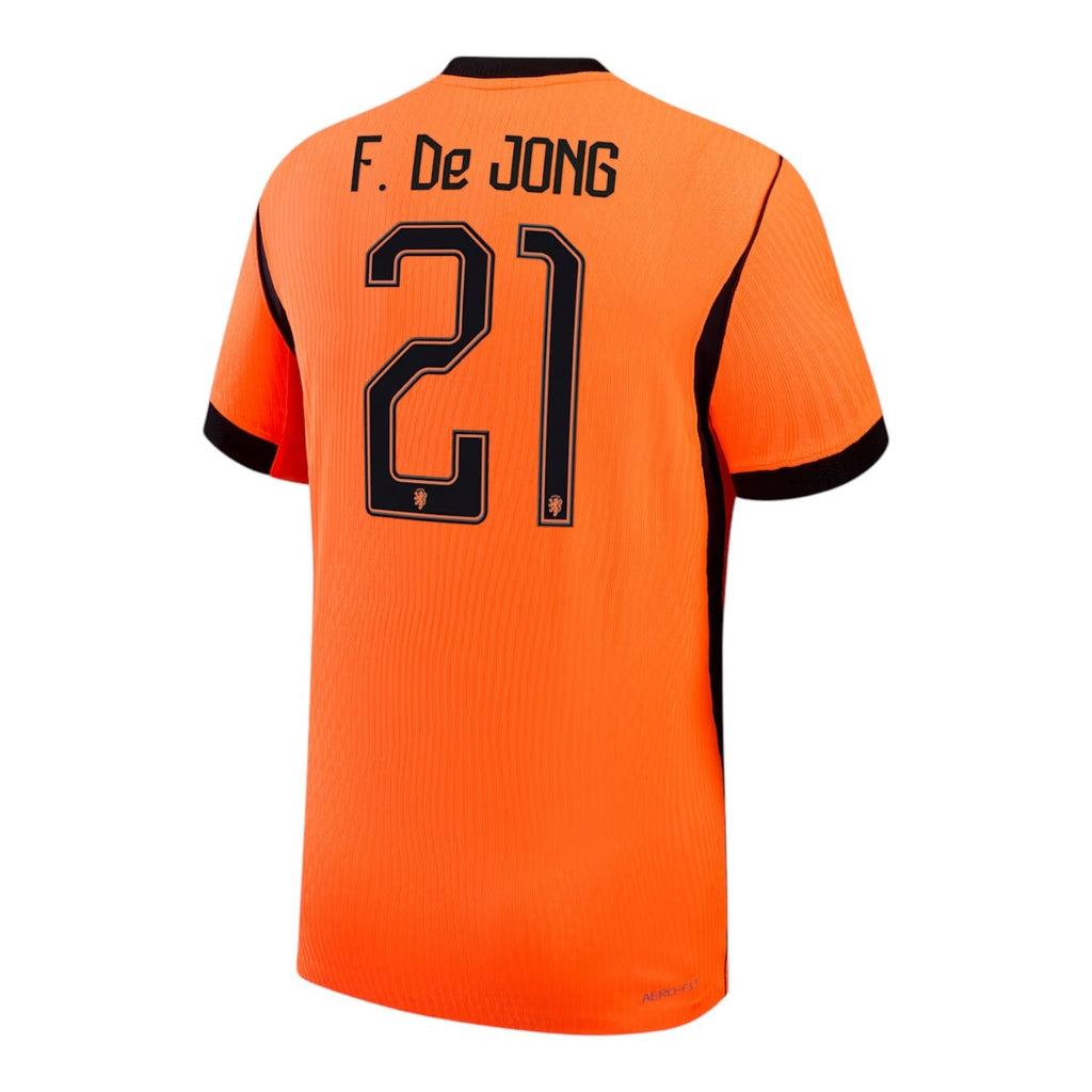 Netherlands 2026 Home Jersey #21 F. De Jong