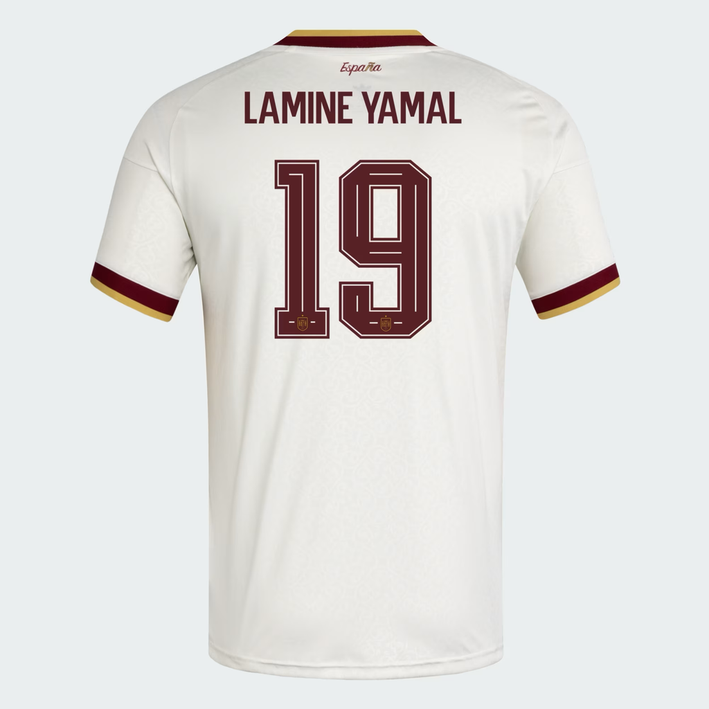 Spain Away Jersey 2026 | #19 Lamine Yamal