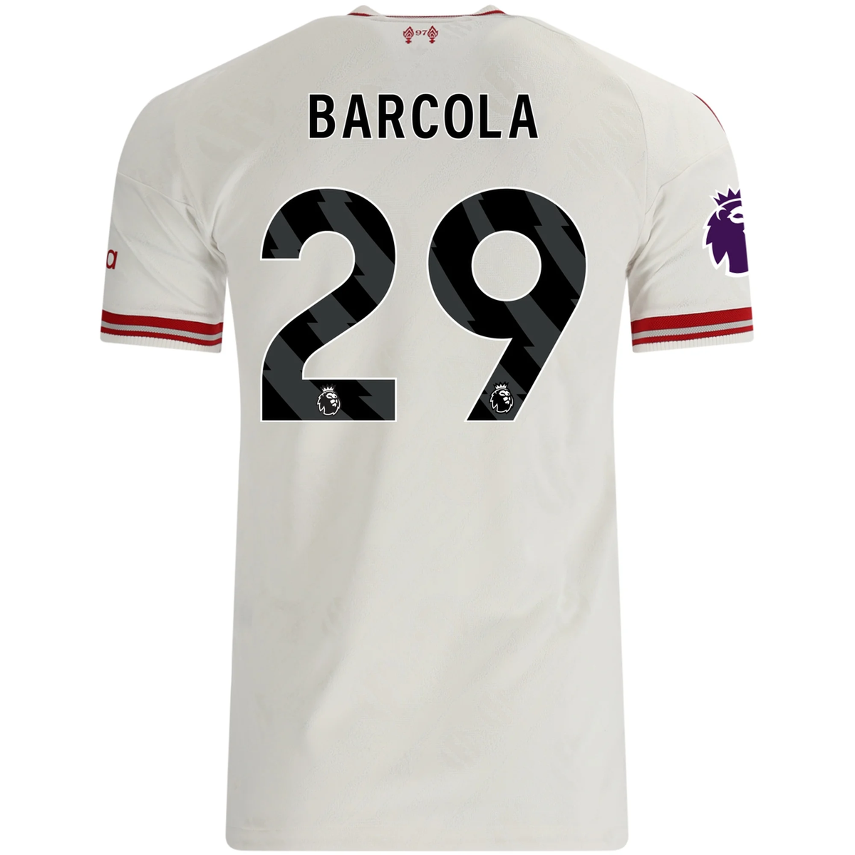 Liverpool FC Away Jersey 2026/27 Bradley Barcola #29 Back View