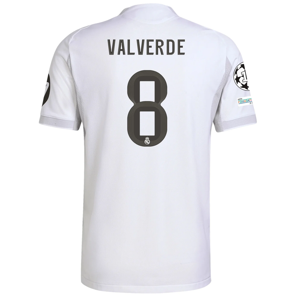 Real Madrid Valverde Home Kit 2025/26 (Champions League)