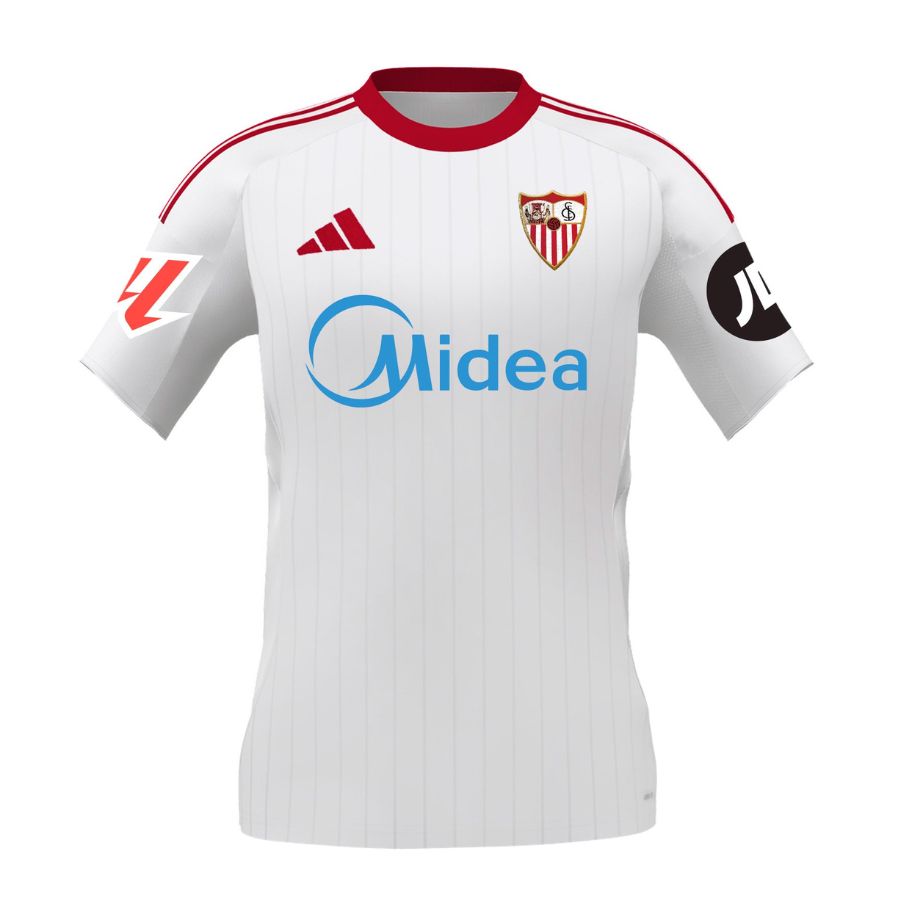 Sevilla FC Home Jersey 2025/26 – white retro football jersey front view