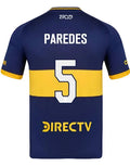 Boca Juniors Paredes Home Jersey 2025/2026 – blue retro football jersey front view