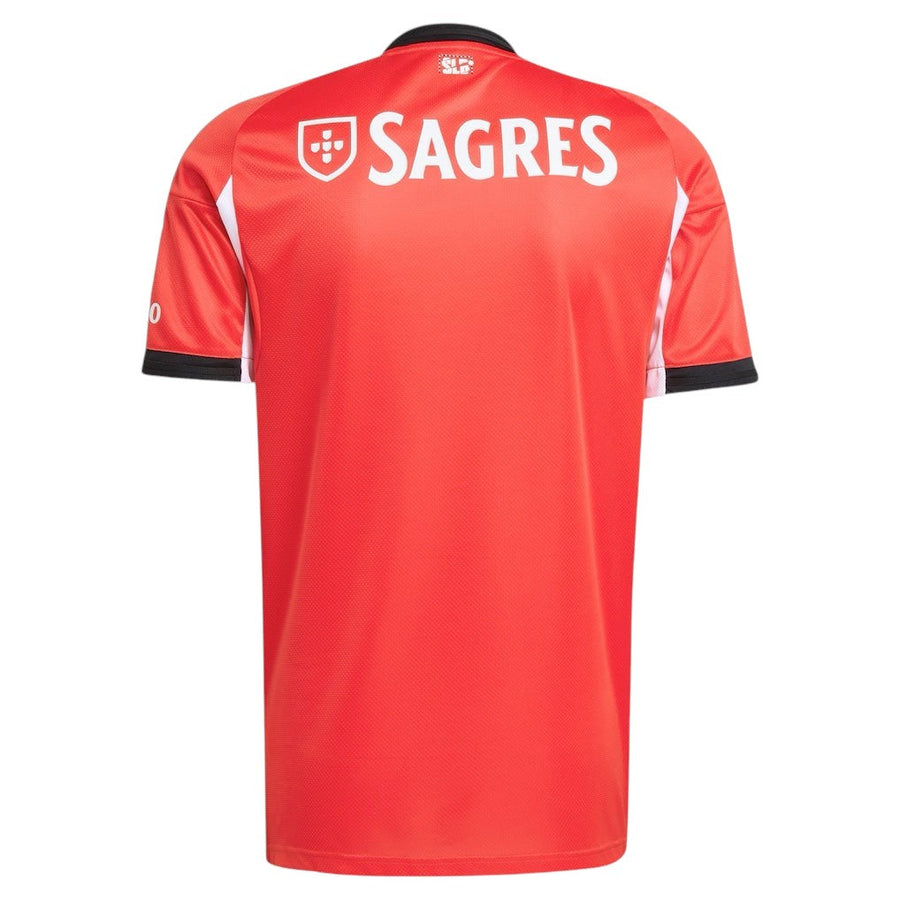 Benfica Home Jersey 2025/26 – red retro football jersey back view