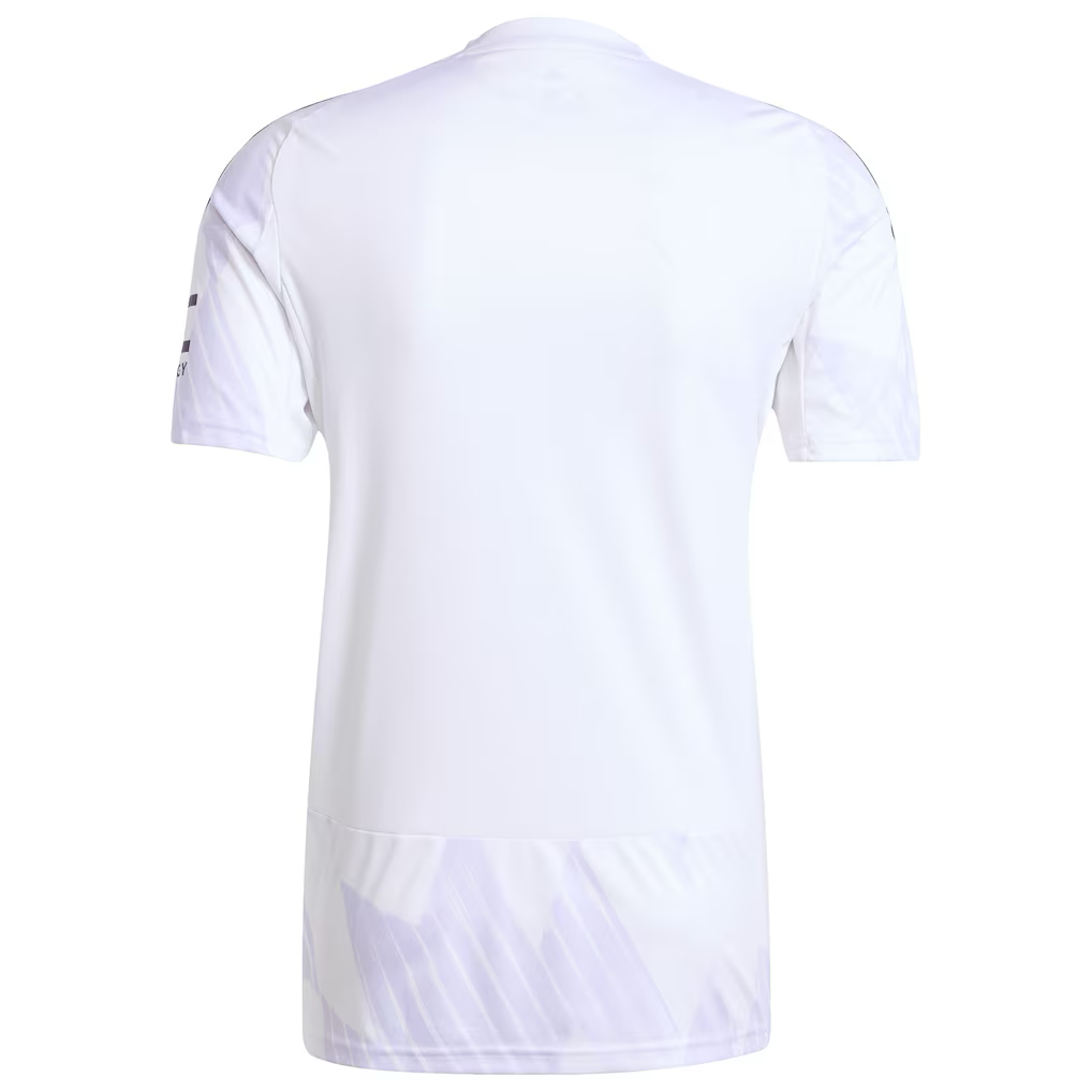 Manchester United Away Jersey 2025/26 (Premier League) – white retro football jersey back view