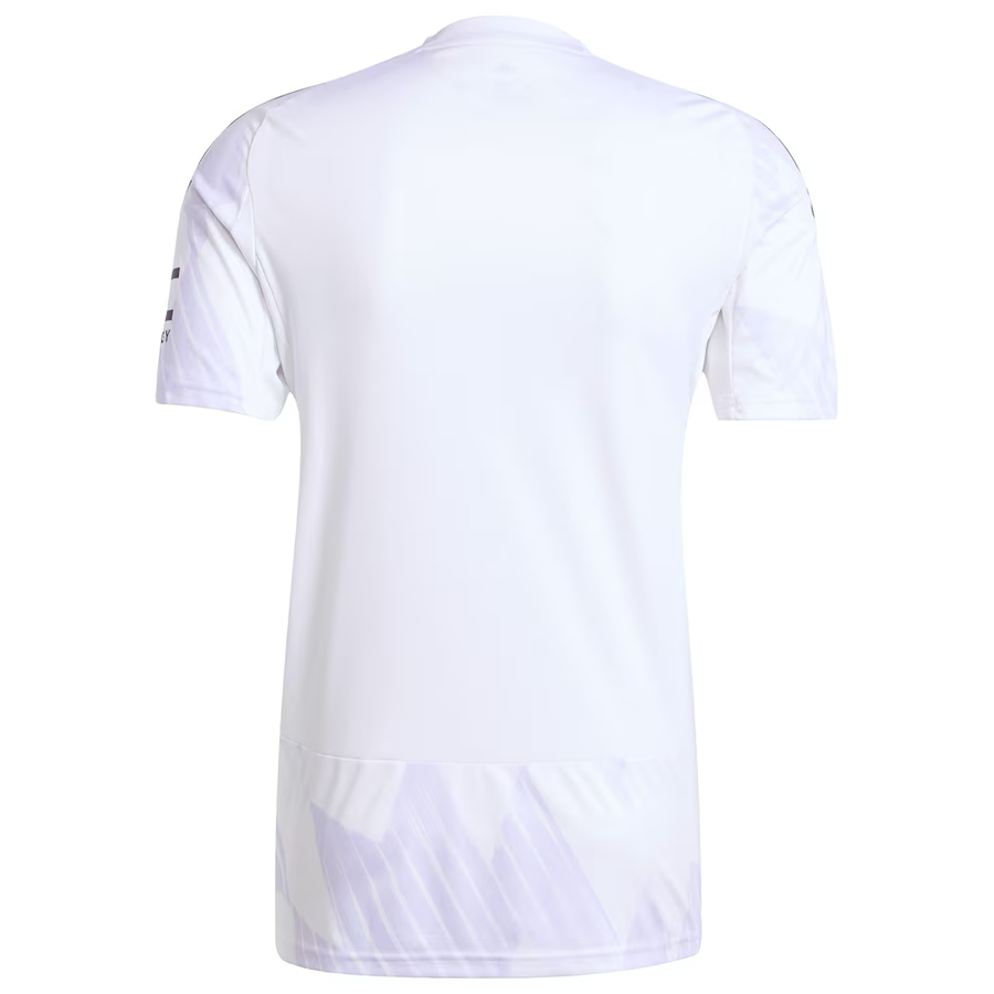 Manchester United Away Jersey 2025/26 (Premier League) – white retro football jersey back view