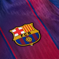 Barcelona Raphinha Home Jersey 2025/26 (Champions League) – retro football jersey detail view