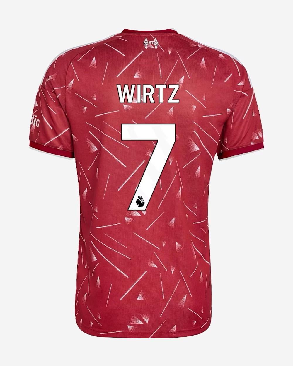 Liverpool FC Home Jersey 2026/27 Florian Wirtz #7 Back View